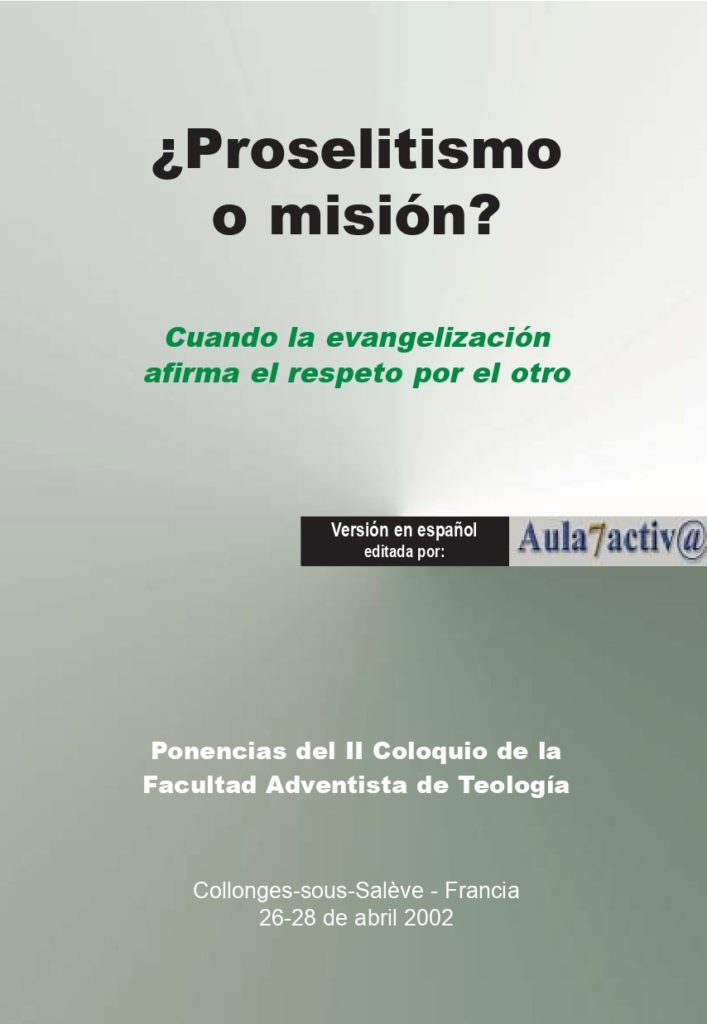 proselitismo o mision