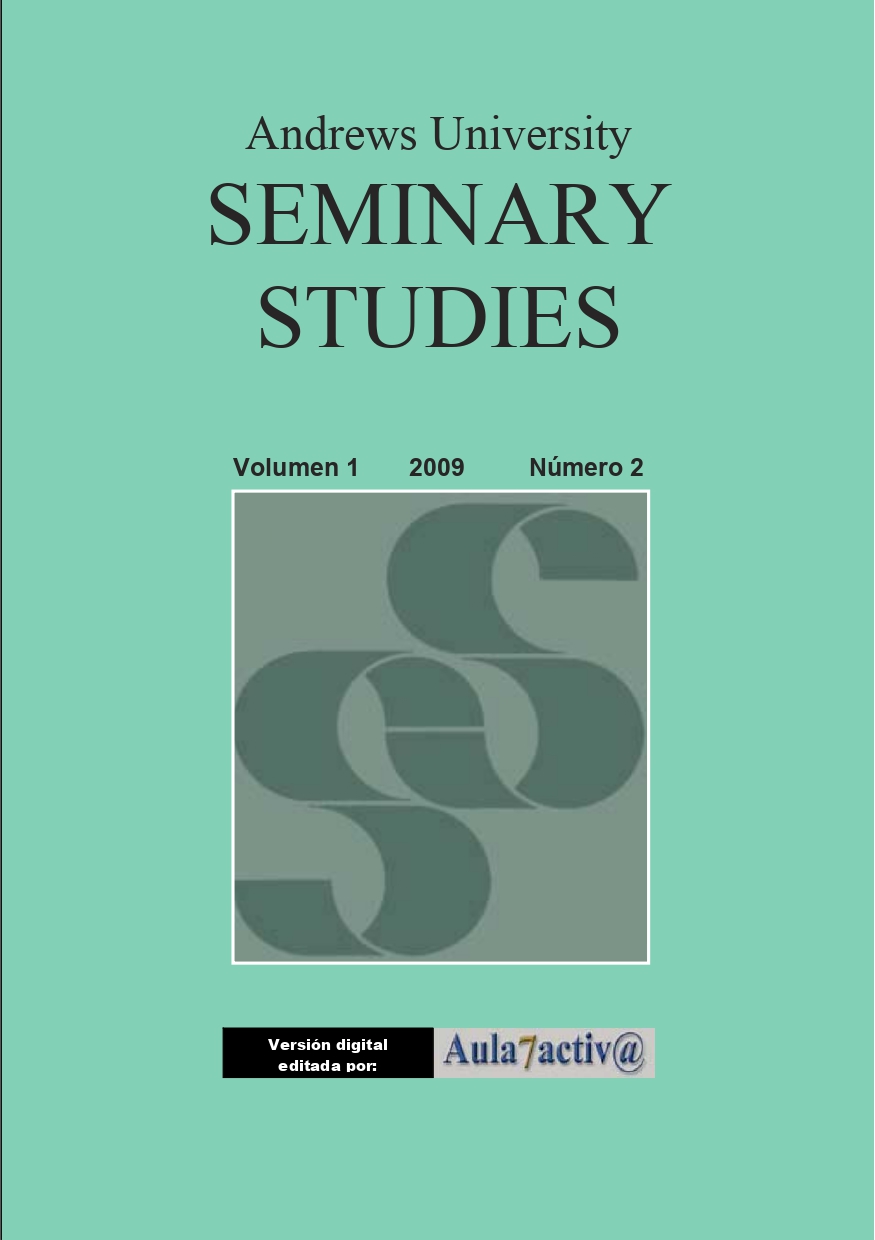 ANDREWS UNIVERSITY SEMINARY STUDIES (AUSS), NÚMERO 2, ed. esp.